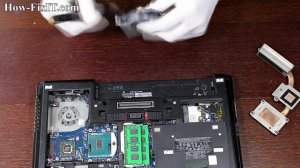 HP EliteBook 8470p Disassembly, Fan Cleaning and Thermal Paste Replacement