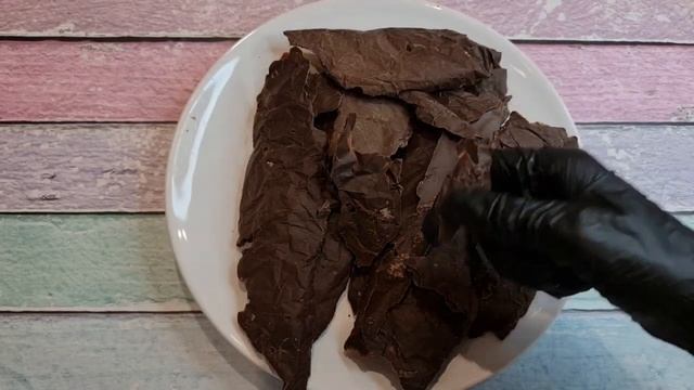 Кора  из шоколада/глазури для торта.