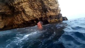 Фиолент, прыжки в воду