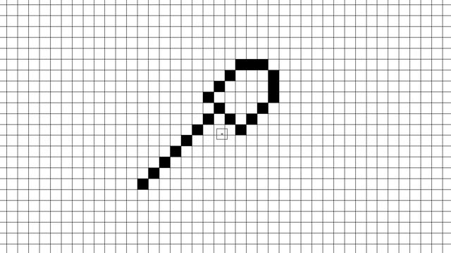 Рисуем Лопату из Майнкрафта По Клеточкам #pixelart | MINECRAFT STONE SHOVEL смотреть онлайн