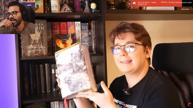 DARIO MOCCIA REAGISCE ALLA LIBRERIA DI CALEEL Parte 1 смотреть онлайн