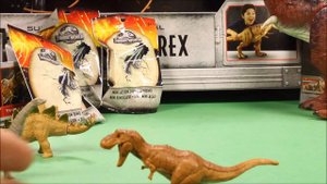 New Jurassic World 16 Blind Bags Fallen Kingdom Mattel Dinosaur Toys Unboxing Mattel  Vs Hasbro