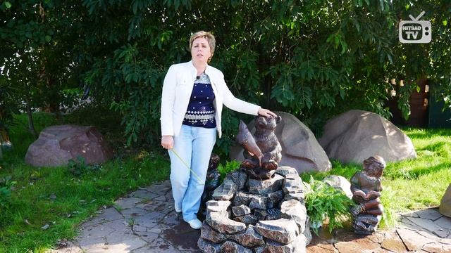 Фонтан для дачи Медведь ➡ Садовая композиция от Hitsad