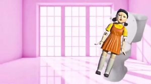 Кукла из ИГРЫ В КАЛЬМАРА КАКАЕТ в ТУАЛЕТЕ. Игра в кальмара песня КУКЛЫ. Игра в кальмара Канг Саэ-Пё