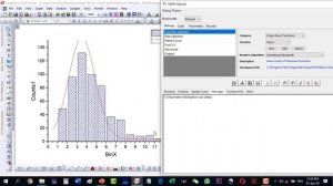 How to fit a histogram with a Gaussian distribution in Origin