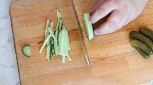 Французский салат с говяжьим языком.  Простой салат для праздничного стола