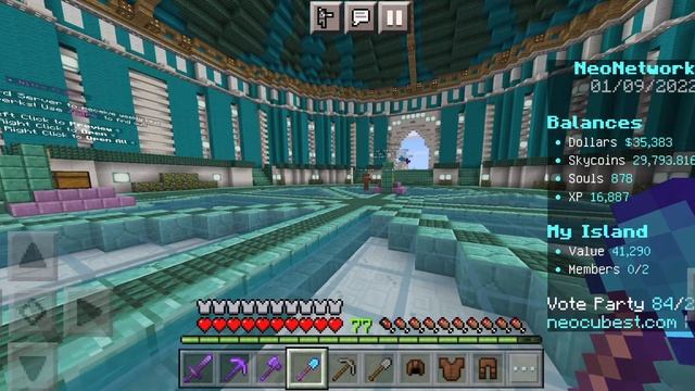 Best skyblock server for bedrock and java (crossplay) 2022