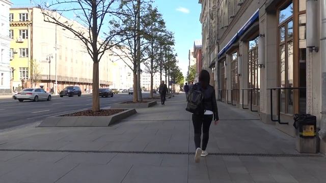 Москва. Триумфальная площадь и Тверская улица