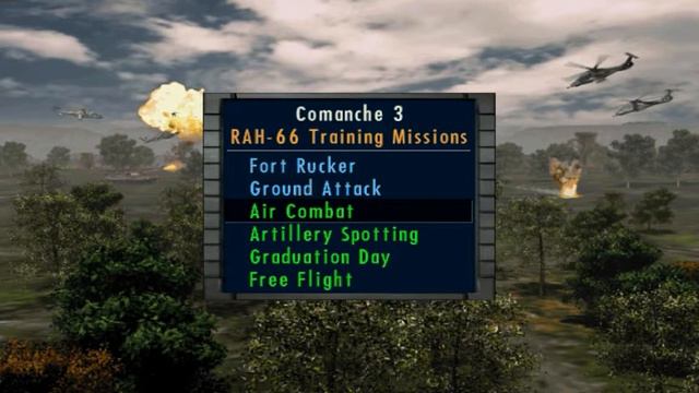 COMANCHE 3 [MS-DOS] Training missions, 1997, Novalogic Inc