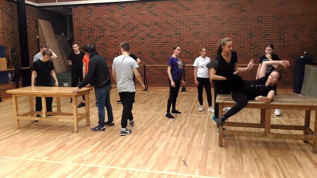 ГИТИС. 26.09.2019. Сцен.движение. Преподаватель Закиров А.З. смотреть онлайн