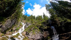 10 часов Релакса у Горного Водопада, Звуки природы для Сна, Хвойный лес, Медитация