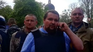 Сотник Микола докладывает ситуацию об Одессе 2 мая 2014 года