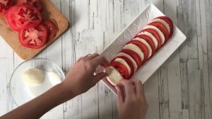 Капрезе помидоры с песто и моцареллой ? Как приготовить САЛАТ КАПРЕЗЕ с соусом песто и моцареллой