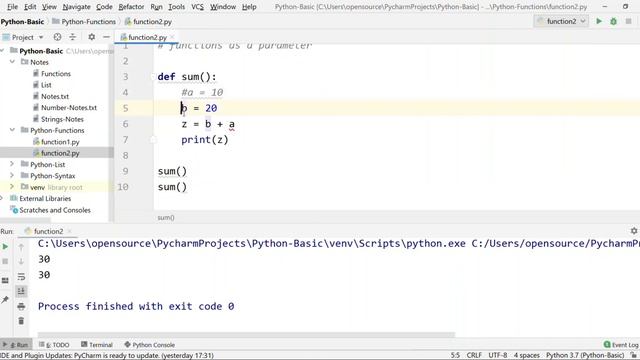 Python Functions Parameters | #16 Python Tamil Tutorial for Beginners