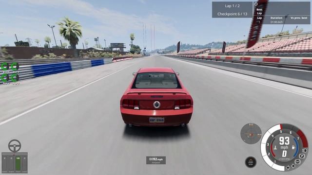 West Coast Trial: Ford Mustang GT (S197) (Beamng Drive) смотреть онлайн