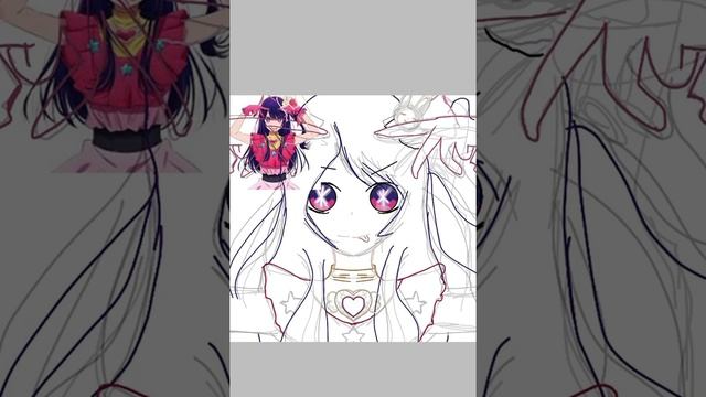 Drawing Ai hoshino from Oshi no ko||read description plz|| смотреть онлайн