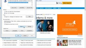 How to clear and delete browsing history in Internet Explorer?