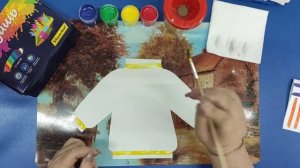 Декоративное рисование "Украшение свитера" в средней группе