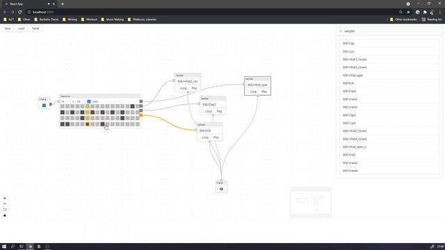 Node-based DAW using React, Tone.js & React-Flow смотреть онлайн
