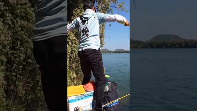 【鄧剛釣魚】楊家沖水庫冬尋巨鰱，一條不上信心全無，不料臨走前見連續中桿重拾信心