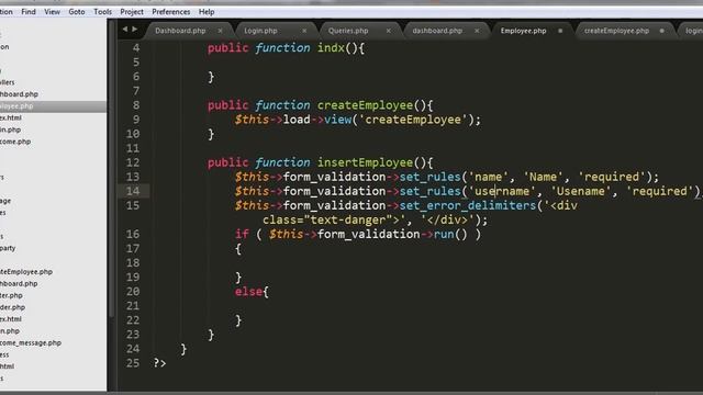 HRMS Advance Reports using PHP Codeigniter - Create an Employee