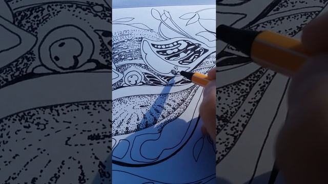 Рисую на улице. Линеры и блокнот. смотреть онлайн