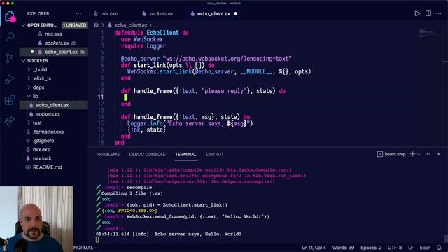 Writing web socket clients in Elixir смотреть онлайн