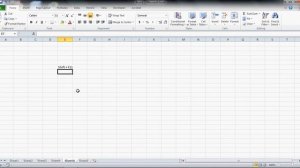 Insert A Worksheet In Excel 2010 - Excel In Urdu