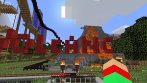 ВТОРОЙ ДЕНЬ В САМОМ ВЕСЁЛОМ ПАРКЕ АТТРАКЦИОНОВ В МАЙНКРАФТ | Струнка Minecraft