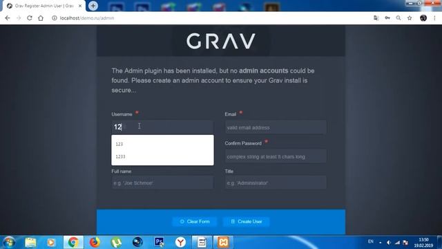 Как создать сайт на кмс. Установка cms Grav. смотреть онлайн