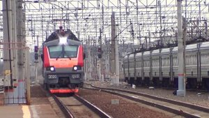 "Громкий тифон!" ЭП20-010 "Олимп" со скоростным поездом "Стриж" №703 "Н. Новгород - Москва"