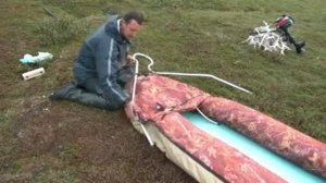 Лодка "Налим" под мотором