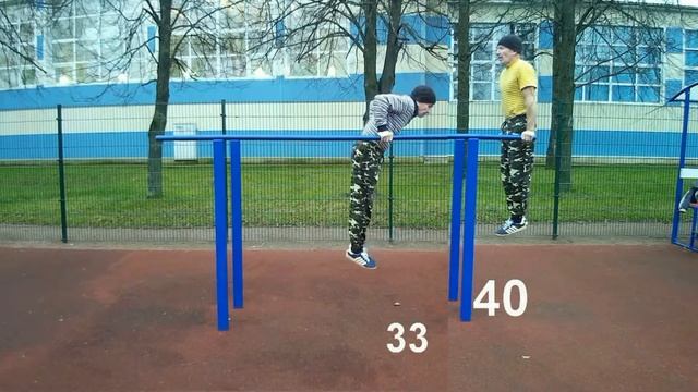66 Отжиманий на брусьях (личный рекорд) в 71 год. 117 в двух сетах) смотреть онлайн