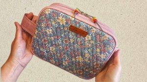 DIY/ШЬЮ ОВАЛЬНУЮ КОСМЕТИЧКУ/ПОДРОБНЫЙ МАСТЕР-КЛАСС #sew#ручнаяработа#шьюсама