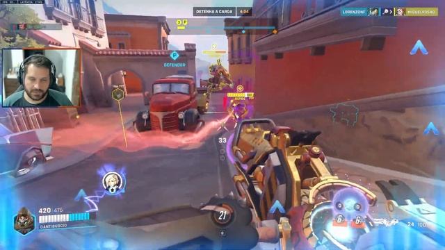 GAMEPLAY DE ROADROG E ZARYA APÓS 3 MESES SEM JOGAR - TANQUE | OVERWATCH 2 смотреть онлайн