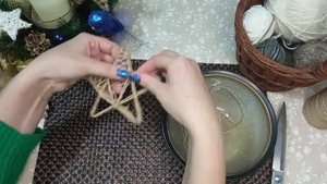 DIY: Как сделать звезды из ниток и джута (без проволоки)? Стильный новогодний декор - своими руками