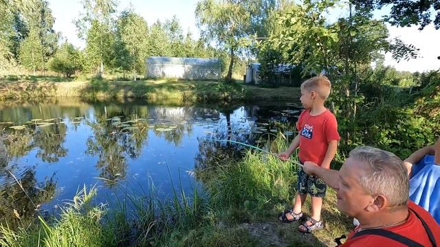 Рыбалка с внуками. смотреть онлайн