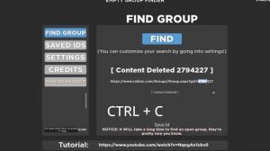 How To Easily Find Empty Groups For Free! (Jax Roblox)