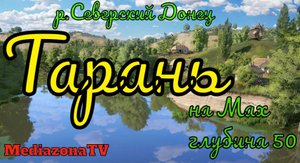 Русская Рыбалка 4 Где Клюет р.Северский Донец Тарань на Мах 22.01.23
