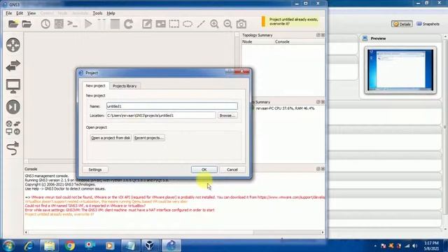 How to Connect gns3 with VirtualBox2023