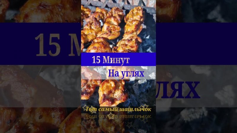 Куриное Филе 15 минут на углях. #thesamekebab