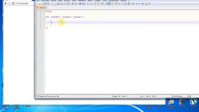 PHP Tutorial - 9 - For hurok смотреть онлайн