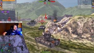 СТРИМЕР РАСКИДАЛ ВСЮ КОМАНДУ ● НЕОЖИДАННАЯ МЕДАЛЬ ДЛЯ GSR1989 ● WoT Blitz