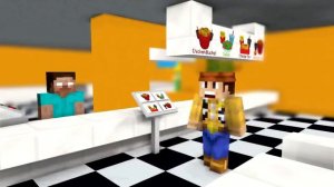 Monster School: WORK AT POPSICLE PLACE! - Minecraft Animation