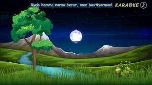 Qo'shiq 3. Xudo hamma narsa berar, men baxtiyorman! (karaoke O'zbekcha) bolalar uchun musiqa