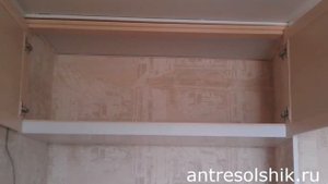 Дверцы для антресоли распашные МДФ рамка