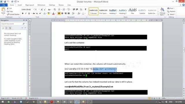 DevOps | Docker | docker volumes | hands on using volumes in real time | Docker Tutorial #4