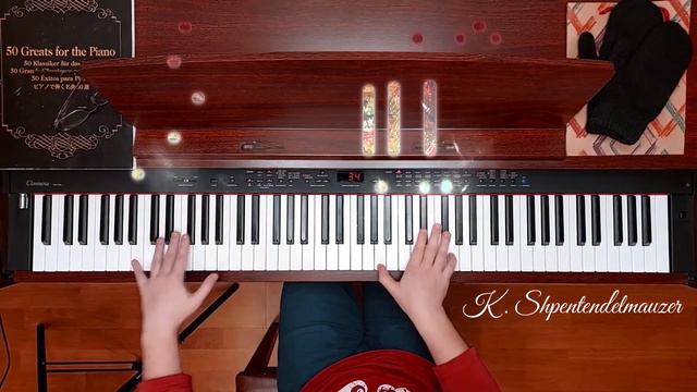 Let it snow! - Dean Martin / Frank Sinatra, piano cover / tutorial смотреть онлайн