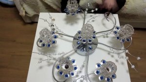 Разбираем люстру фирмы Евросвет. Отзыв о люстре Евросвет.