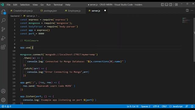 MERN Stack CRUD App Part 11 | Body Parser | React | Full Stack Tamil Tutorial